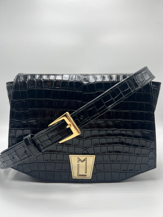 Onyx Croc Maat Bag