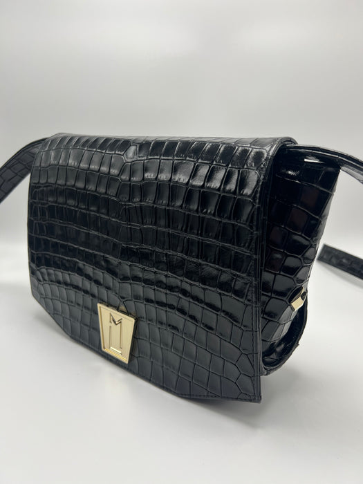 Onyx Croc Maat Bag