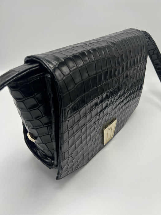 Onyx Croc Maat Bag