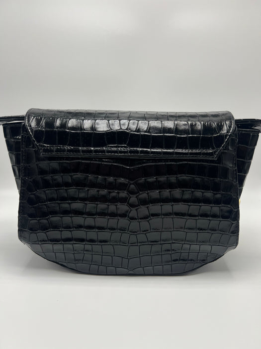 Onyx Croc Maat Bag